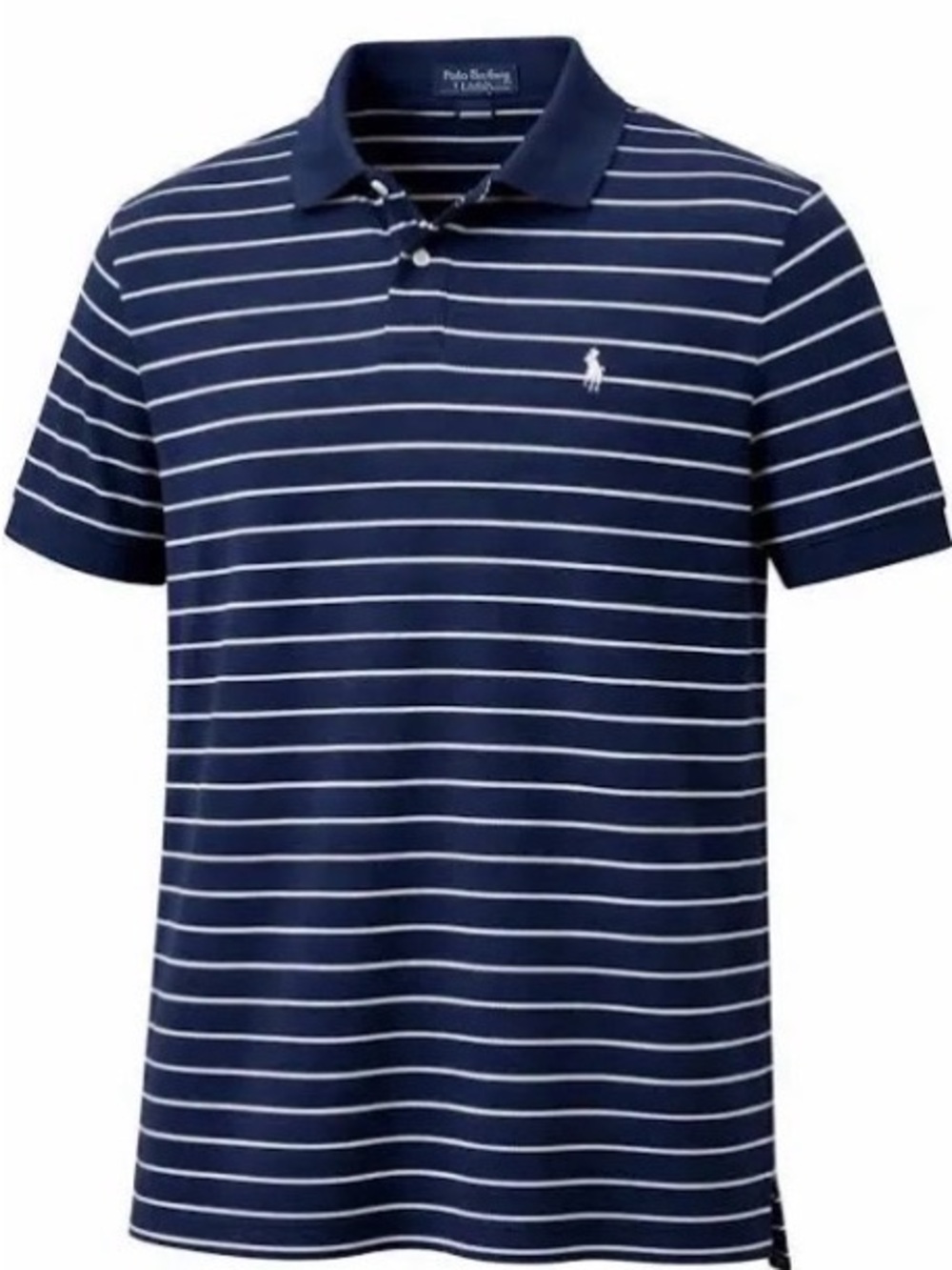 Polo by Ralph Lauren Navy and White Striped Polo